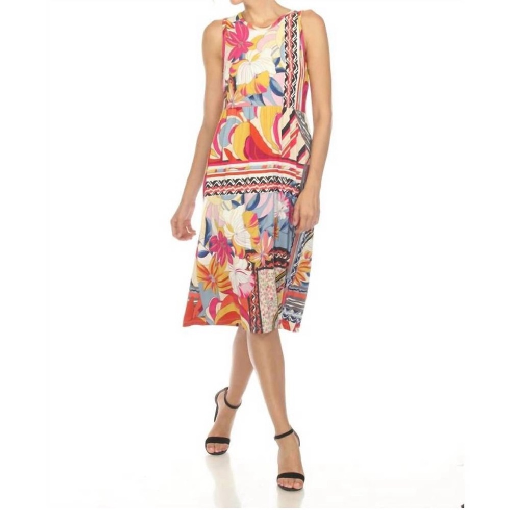 Johnny Was Rachel May Floral Easy Fit Tank Dress Size Small